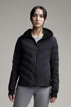 Chamarras Canada Goose Mujer Outlet - HyBridge Chaqueta De Bombardero Black Label Azul Marino YJ3186574